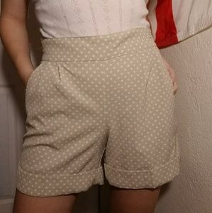 Polka dot shorts